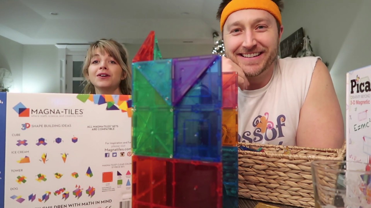 Magna-Tiles VS Picasso Tiles! | Brad and Rach: The Kids Are In Bed