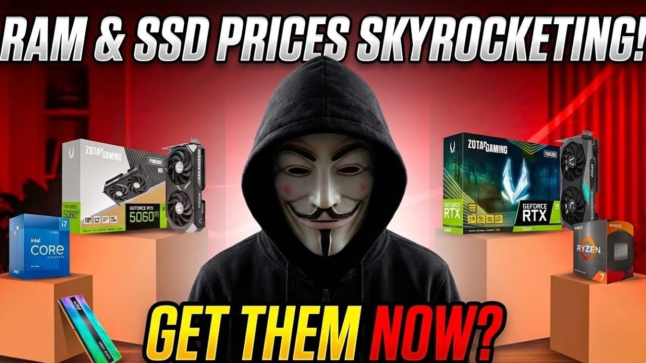 Why RAM & SSD Prices are EXPLODING! THE END OF CUSTOM PC?
