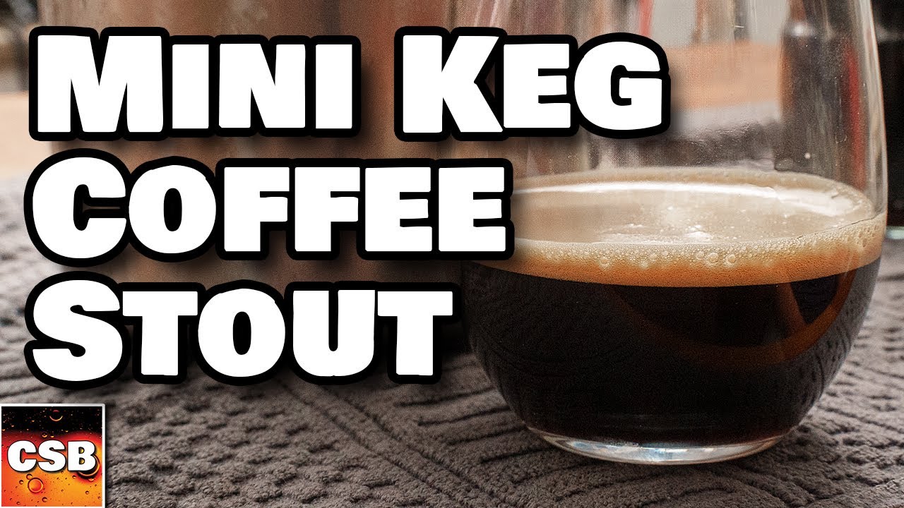 Easy Coffee Stout - Carbonate in a Mini Keg