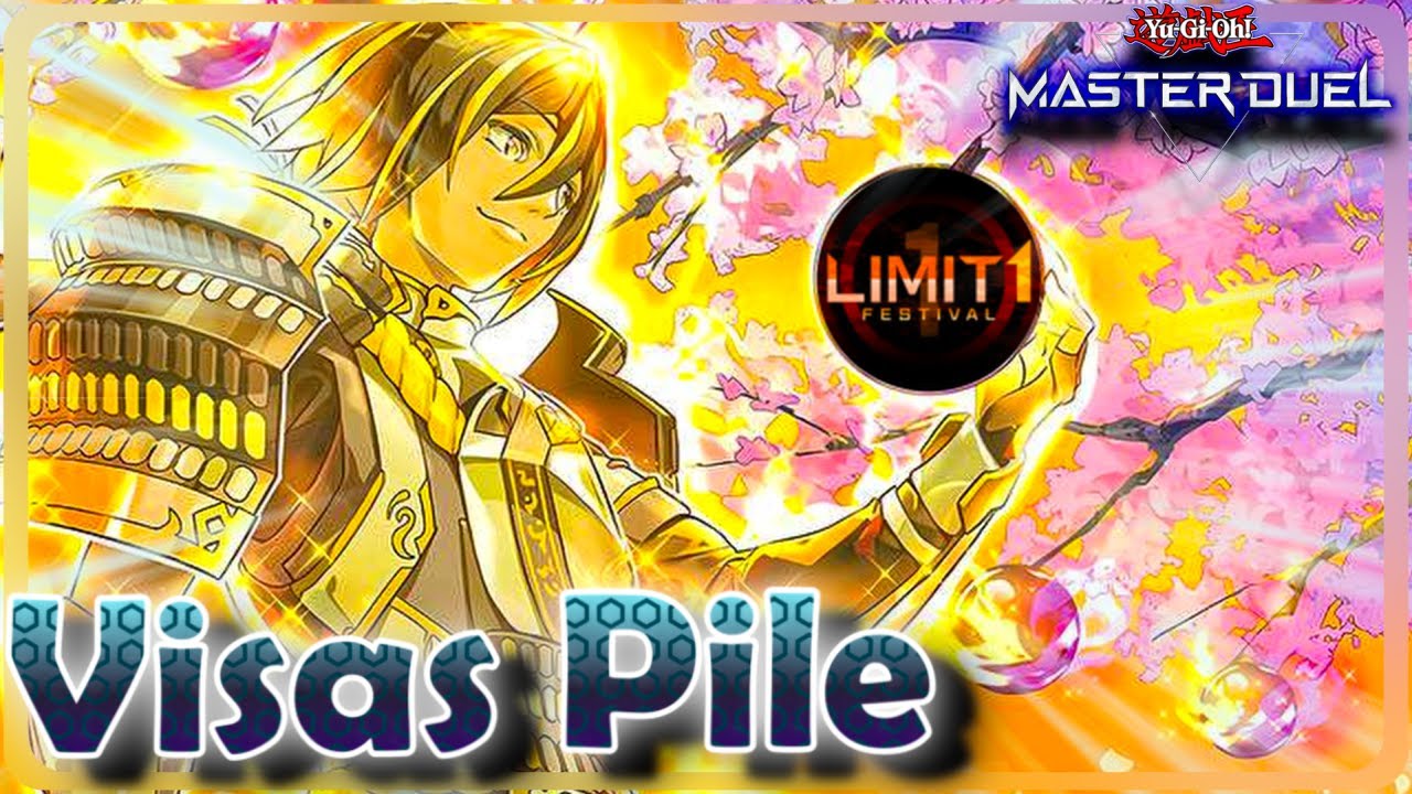 The MOST FUN deck this event?! - VISAS PILE | YuGiOh! Master Duel Gameplay | Limit 1