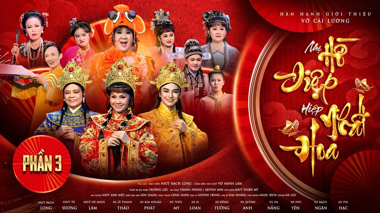 NHỊ HỒ ĐIỆP HIỆP NHẤT HOA ( phần 3 ) Võ Minh Lâm ft. Tú Sương - Bạch Long