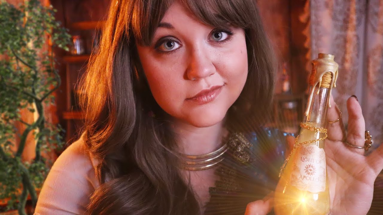 ASMR 🌿 Ancient Greek Apothecary (Soft-Spoken Roleplay) Magical Mythology-Inspired Potions