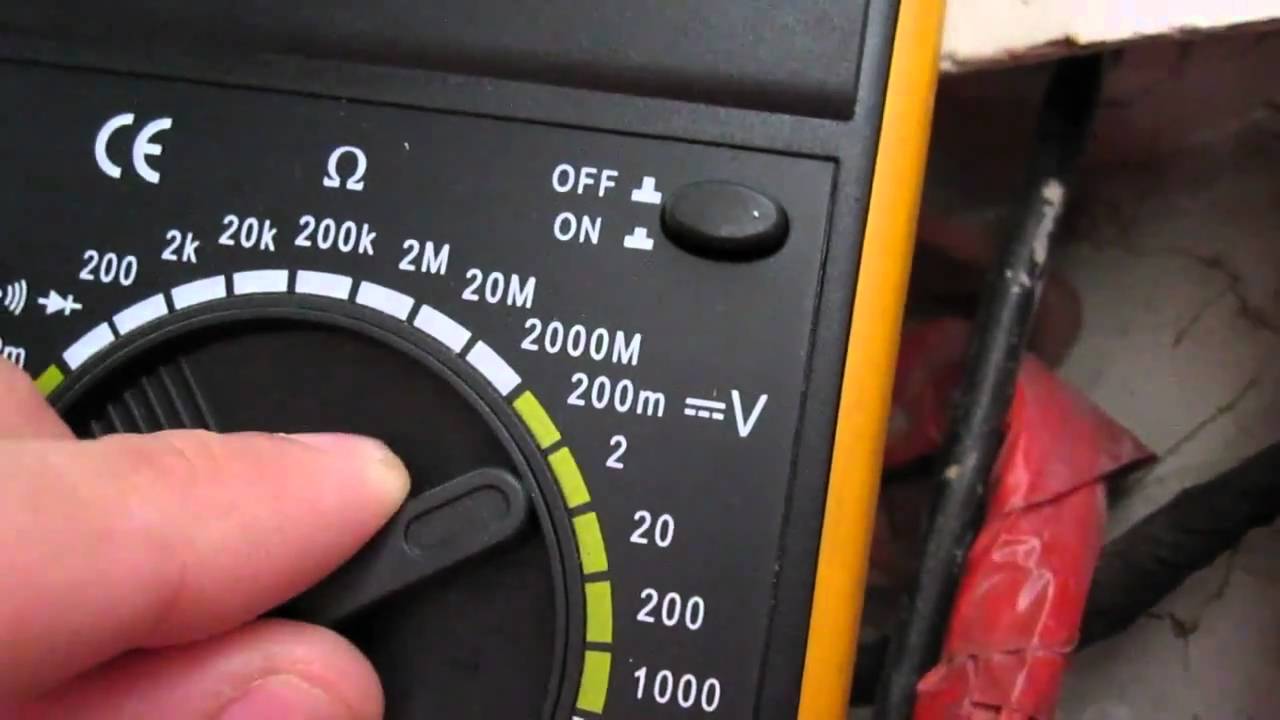 Antifreeze coolant checking with digital multimeter