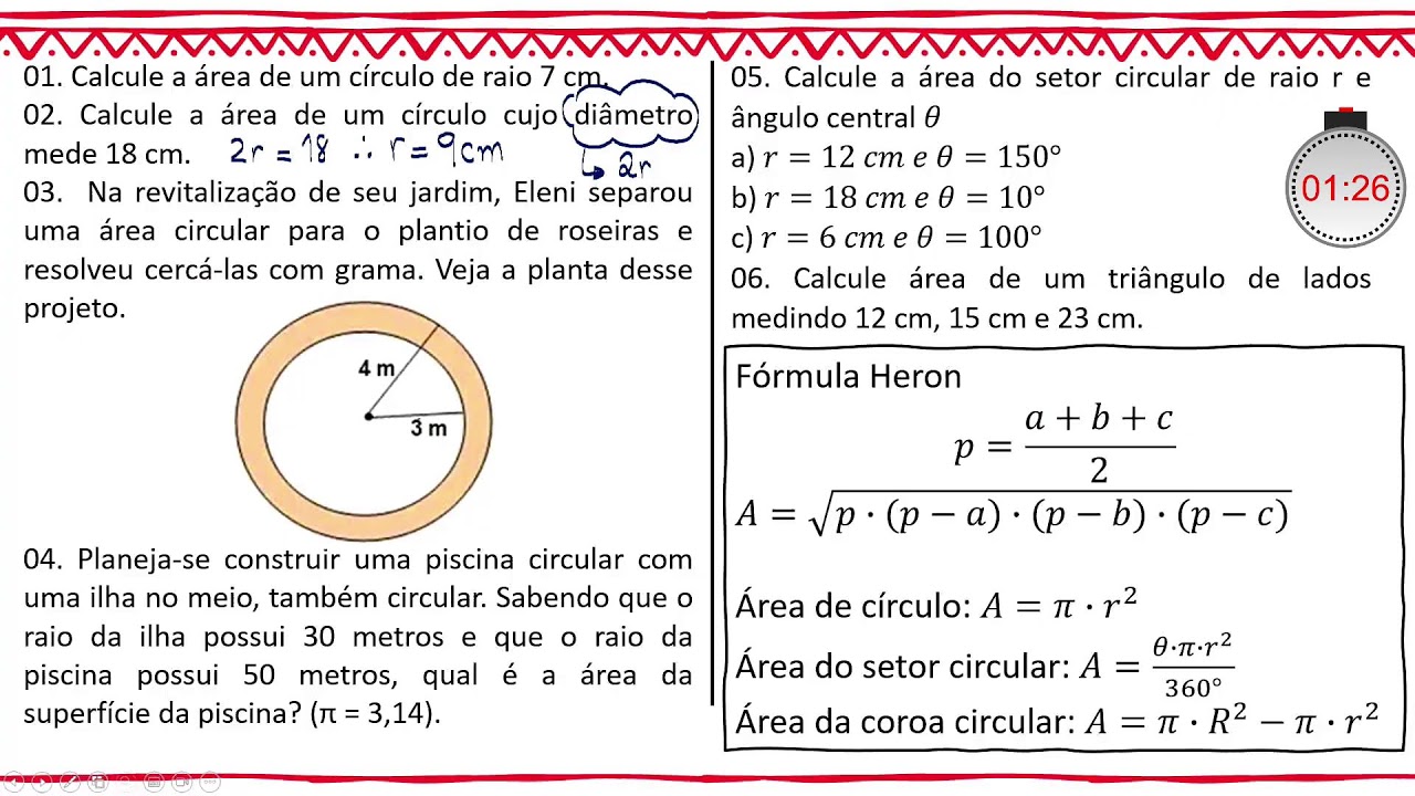 🔴 TARDE - MATEMÁTICA 01 - 05.03.26 - 2ª Série - AULA 02