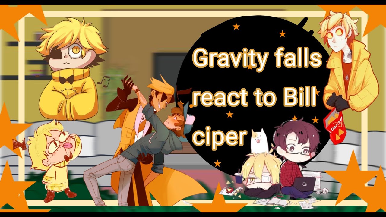 Gravity Falls react to bill cipher