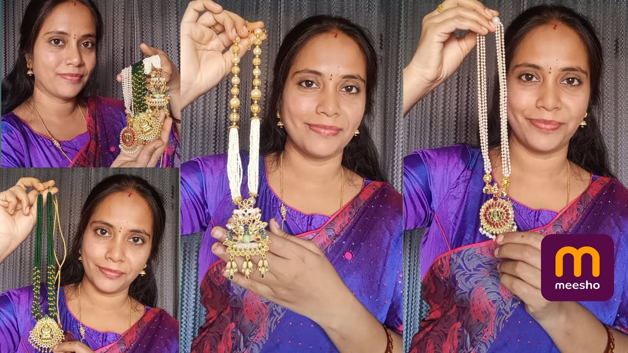 Meesho neck sets II Meesho నుంచి బడ్జెట్ నెక్ సెట్స్ II @Meesho II My home my world 