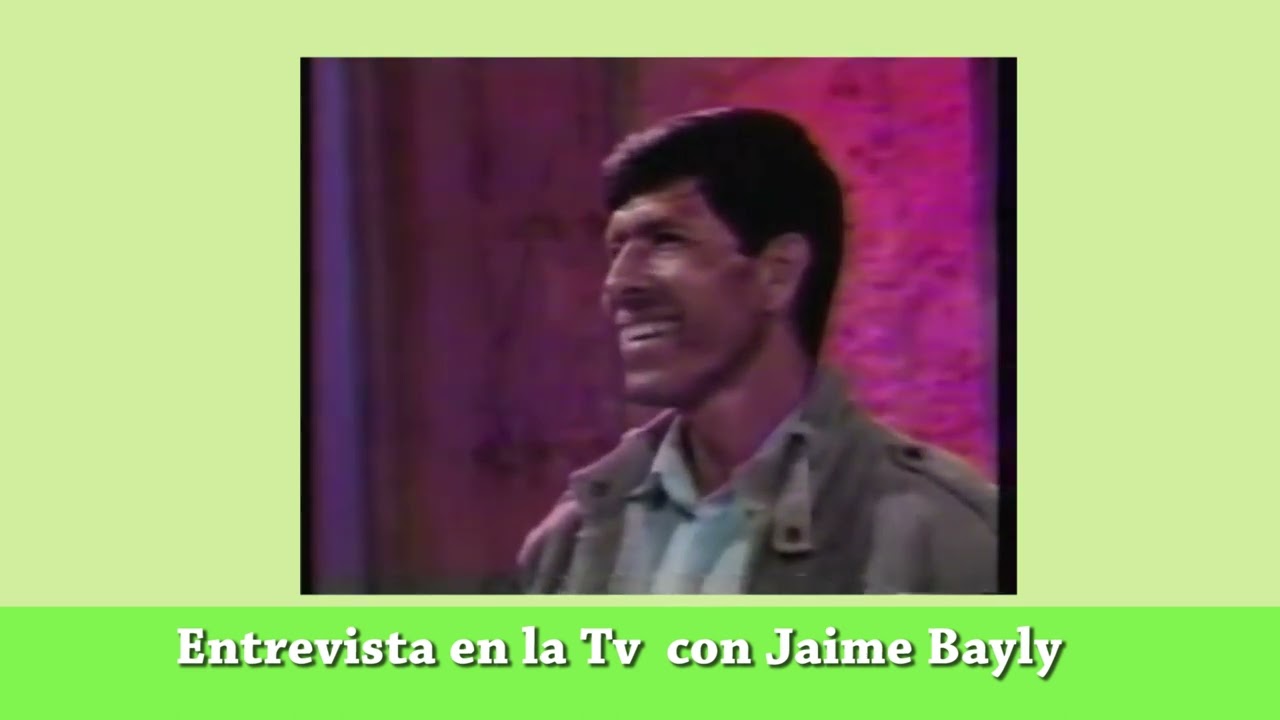 Entrevista con Jaime Bayly  1991.