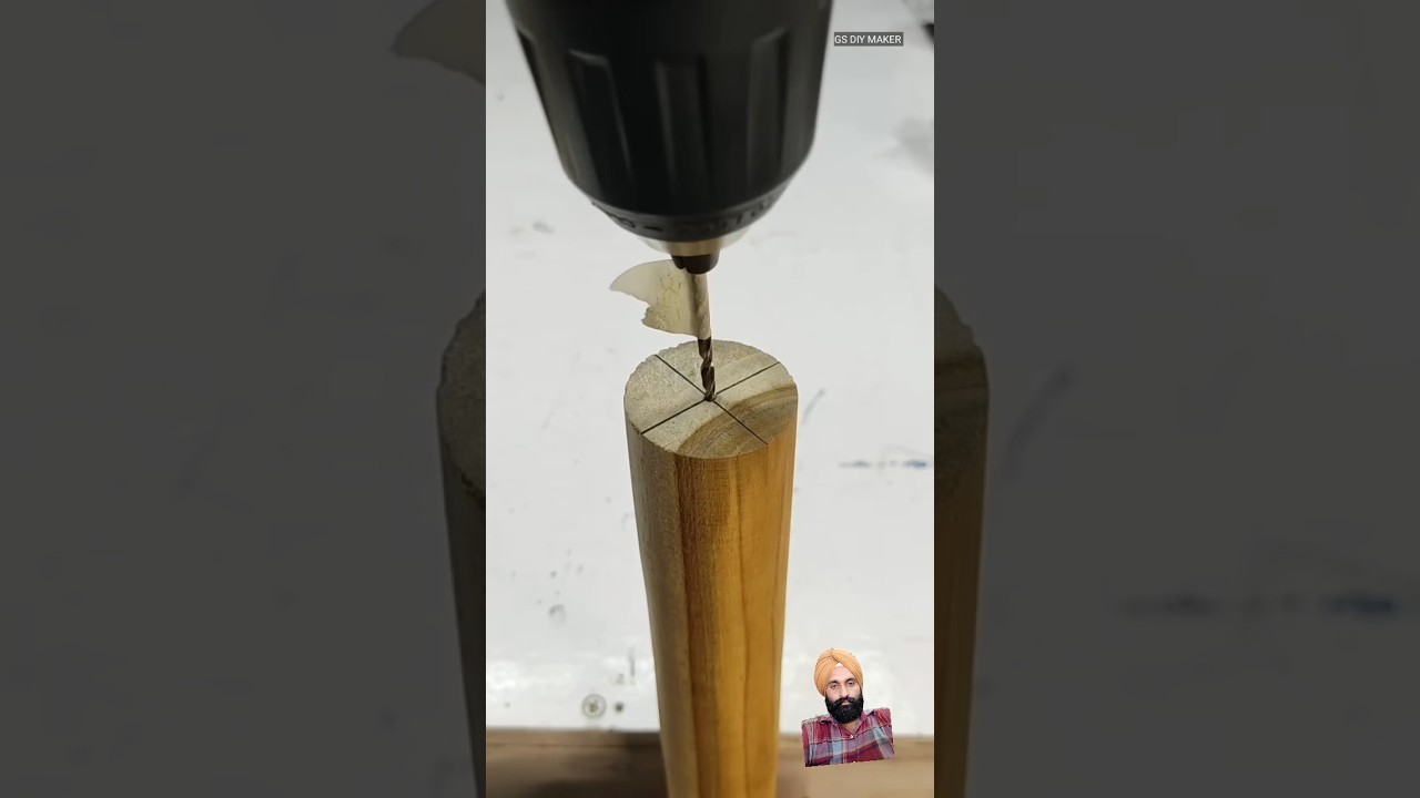 😎how to joint around stick😍 like#shorts#follow#screw#glue#wood#joint