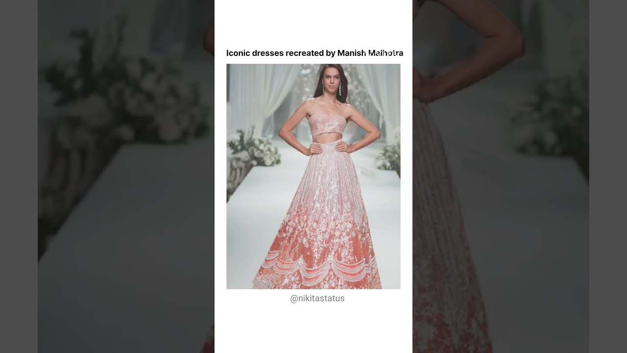 bollywood iconic dresses recreated by designer manish malhotra 😍💞#bollywood #iconic #shorts