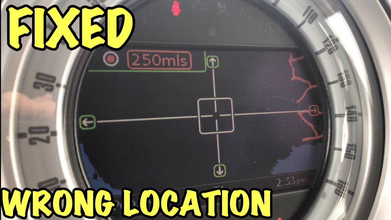 R56 Mini Cooper S - Fixing Navigation Tracking Issues - Wrong Location