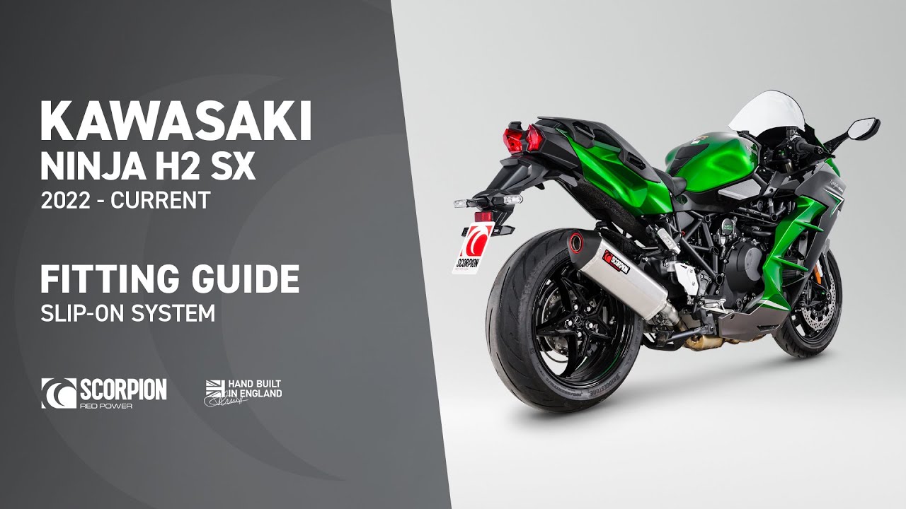 Kawasaki Ninja H2 SX Scorpion Exhaust Fitting Video