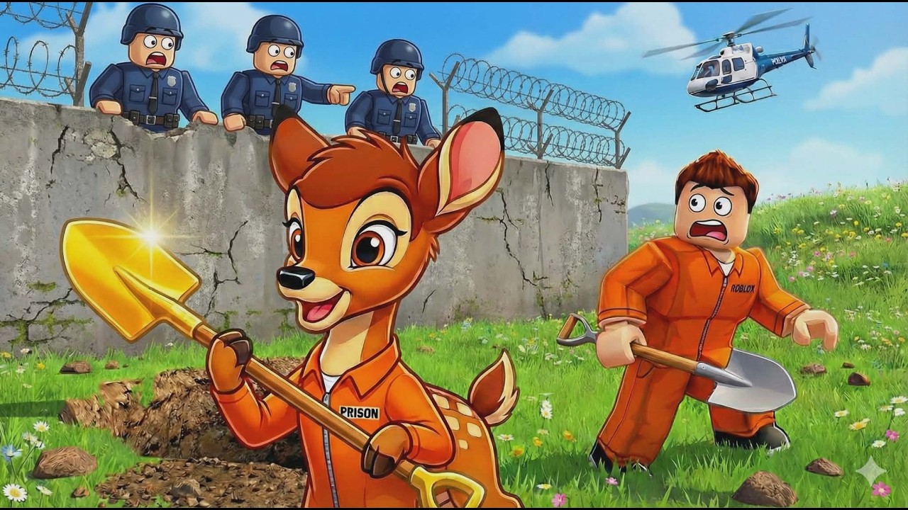 KOPIĘ DZIURĘ ABY UCIEC w ROBLOX