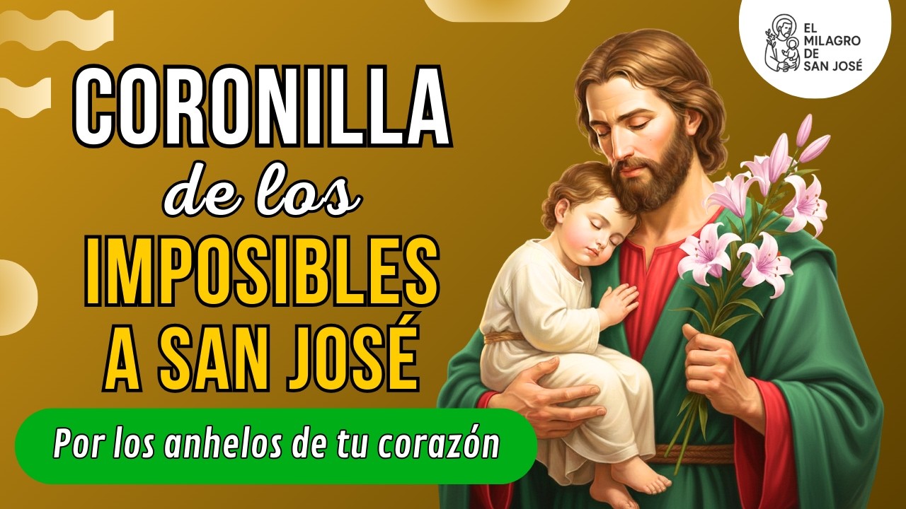 Coronilla de los Imposibles a San José Oración Diaria   Causas Imposibles Viernes 20 de Febrero