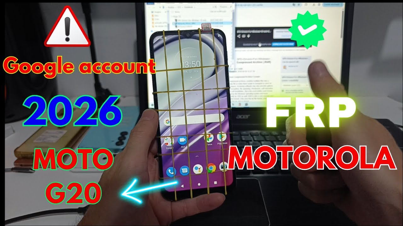 2026 FRP motorola - google account Moto G20