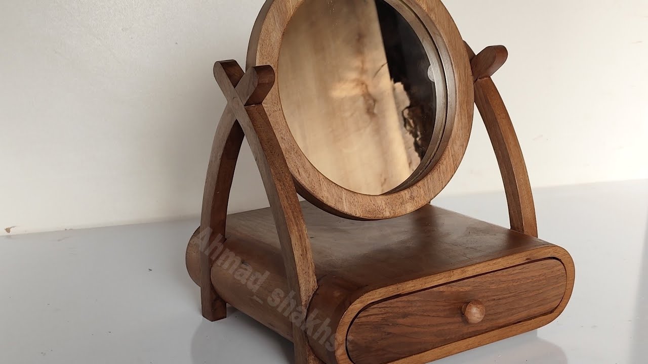 Wood Joinery Techniques for a Mini Vanity Mirror – No Nails, Just Wood