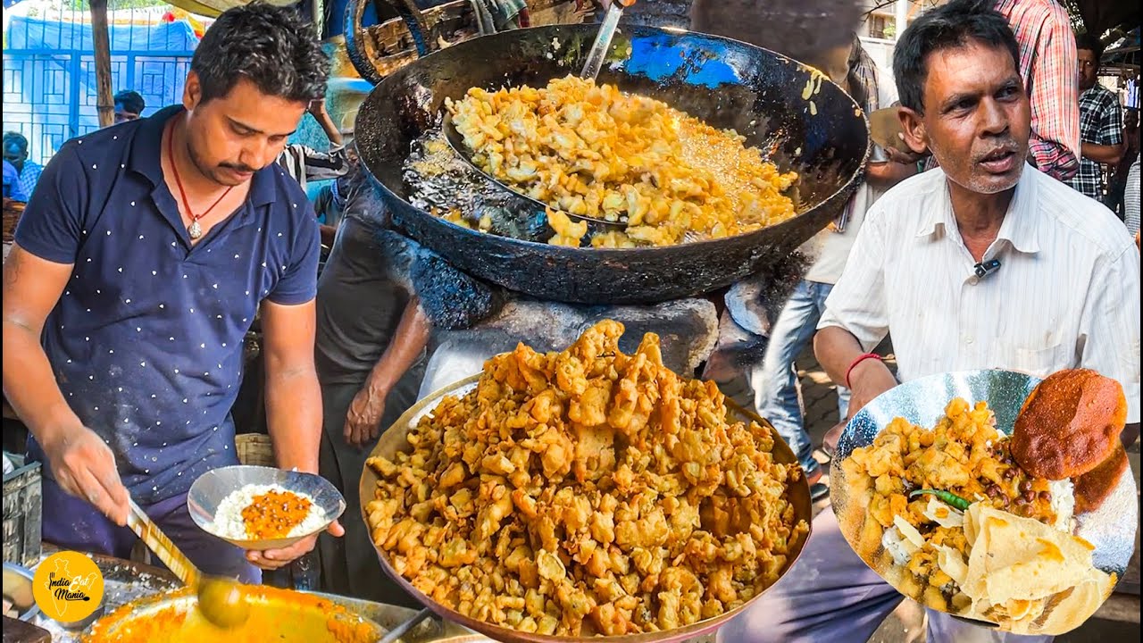 Jharkhandi Style Cheapest Ghugni Muri Wala Breakfast Making Rs. 20/- Only l Dumka Street Food