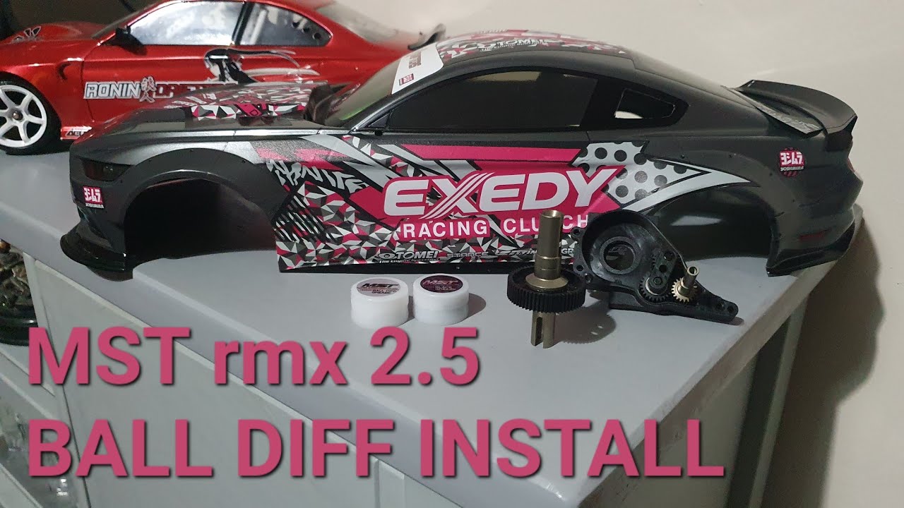 MST rmx 2.5 gearbox removal for ball differential install