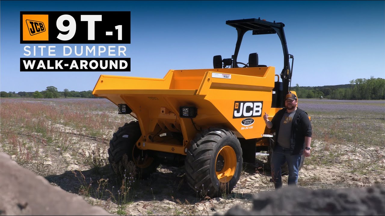 JCB 9T-1 Front Tip Site Dumper Walk-Around | Features & overview with John Arnold