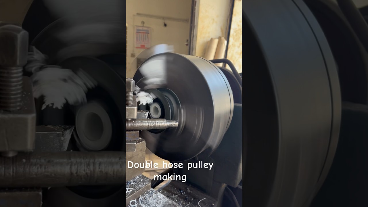 Double pulley hose making - Multitek #forklift #engineering #automobile #fabrication #mechanical