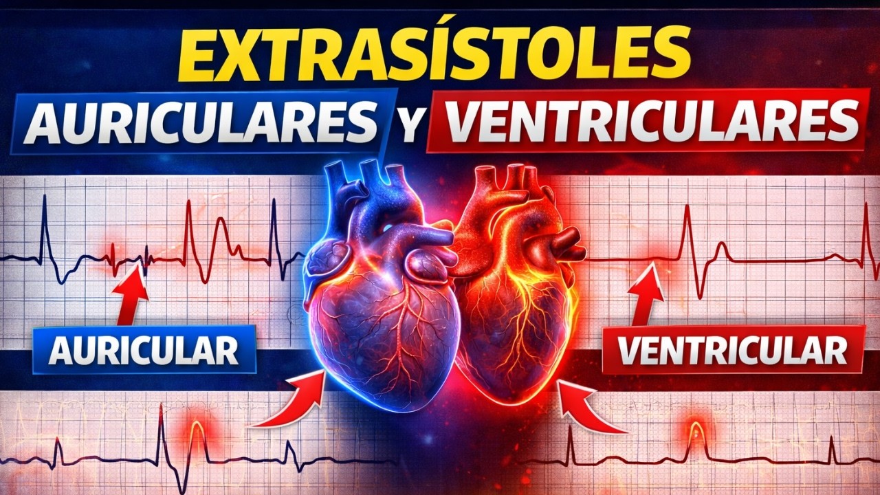 Extrasístoles Auriculares y Ventriculares | Fisiopatología y Cómo Identificarlas en el ECG