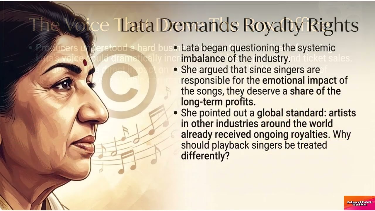 Lata Mangeshkar vs Bollywood Producers | The Royalty Battle That Changed Music Industry