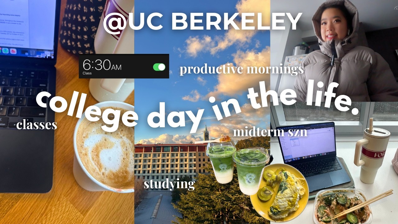 6:30am college day in the life @ uc berkeley