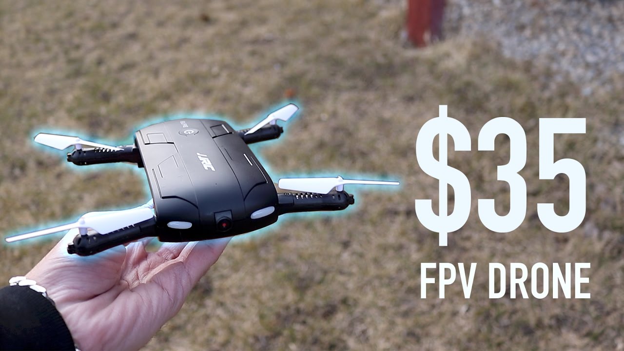 $35 Portable foldable drone with camera 2018 Review - 4K