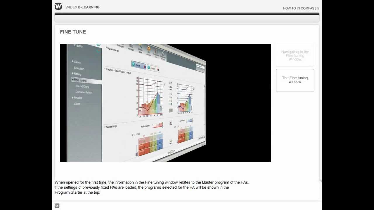 How to fine tune with Widex Compass