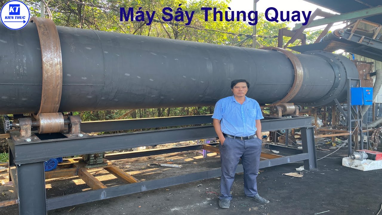 máy sấy thùng quay