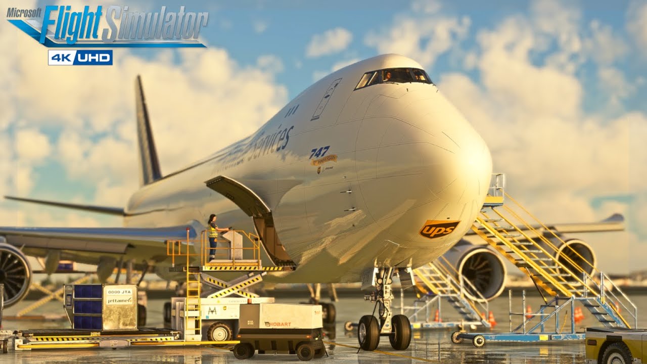 B747-8F UPS | Dallas - Quito | Full Cargo Flight | MSFS (4K)