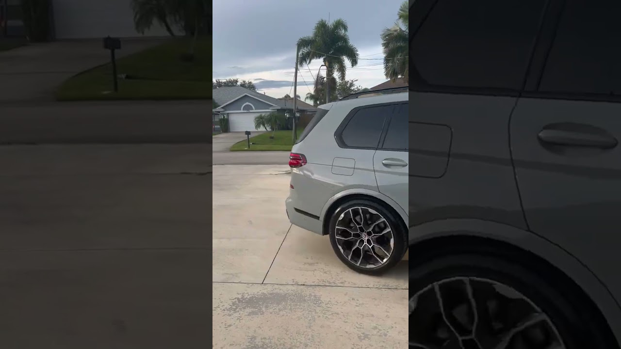 2023 BMW X7 M60 0-60 MPH LAUNCH 🚀 #BMW #X7 #M60 #X7M60 #MPower #AMG #germancars