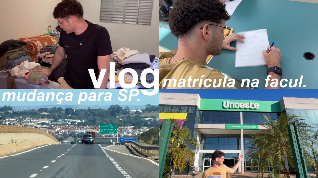 vlog22: me mudei de estado para fazer medicina + matrícula na facul 