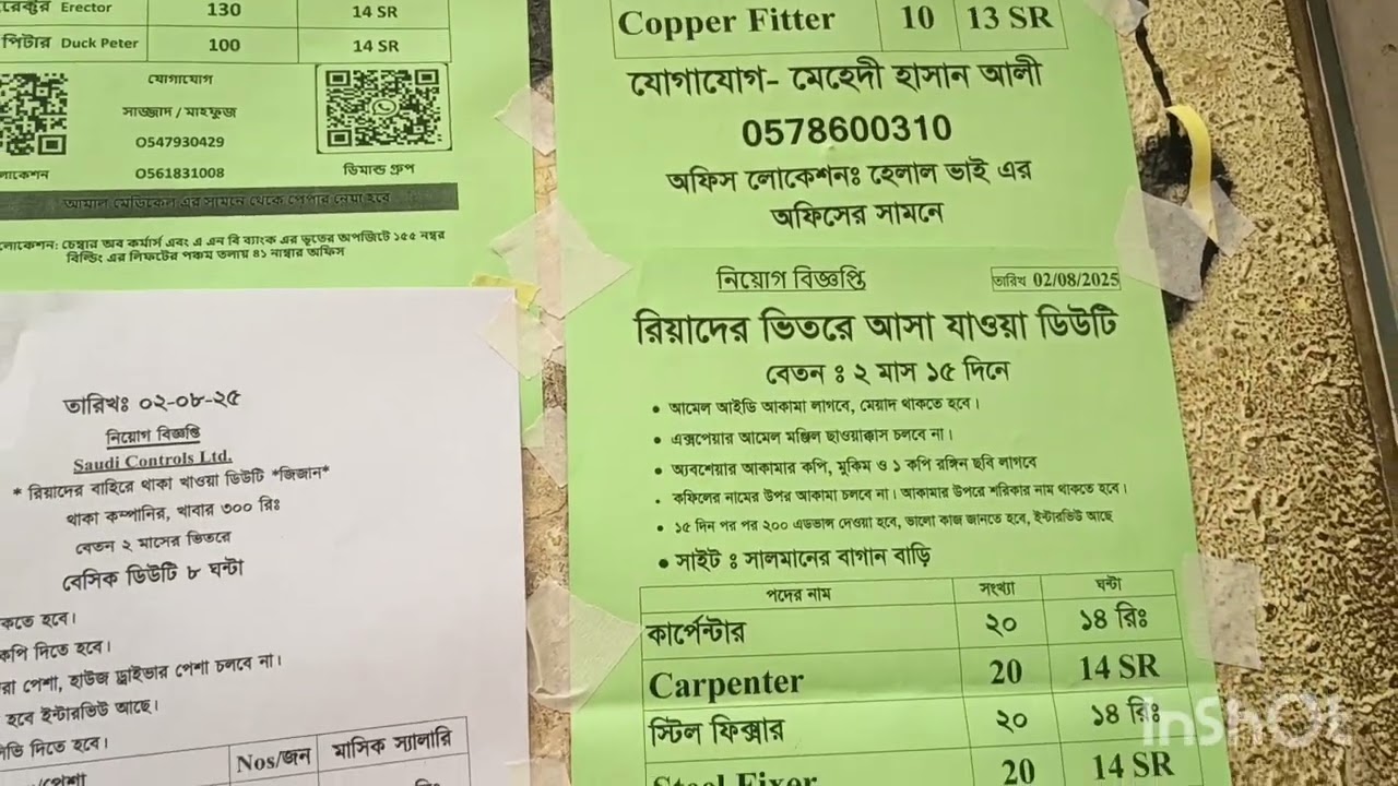 ভালো কাজের ডিমান্ড পেপার পরছে রিয়াদ সৌদি আরব। 