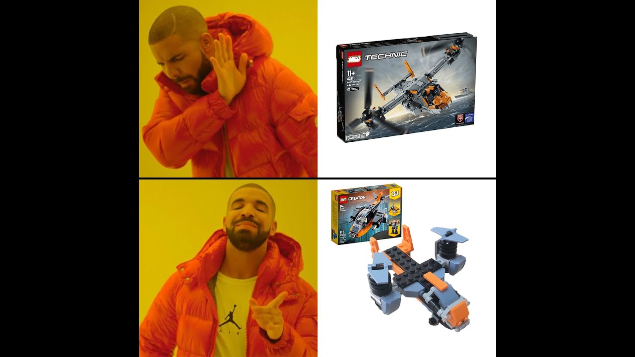 Lego 31111 Alternative Build Instruction 3 - Cancelled V-22 Osprey