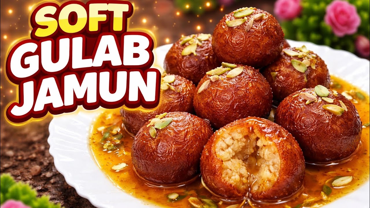 No Fail Gulab Jamun from Premix | Soft, Spongy & Juicy 🤤 | Instant Soft Gulab Jamun | Gulab Jamun 