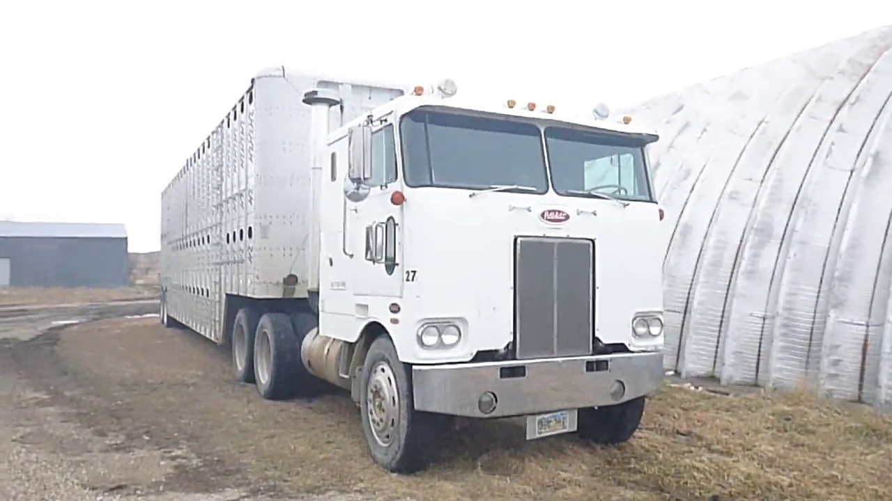 Cabover Peterbilt 2 stroke detroit cold start