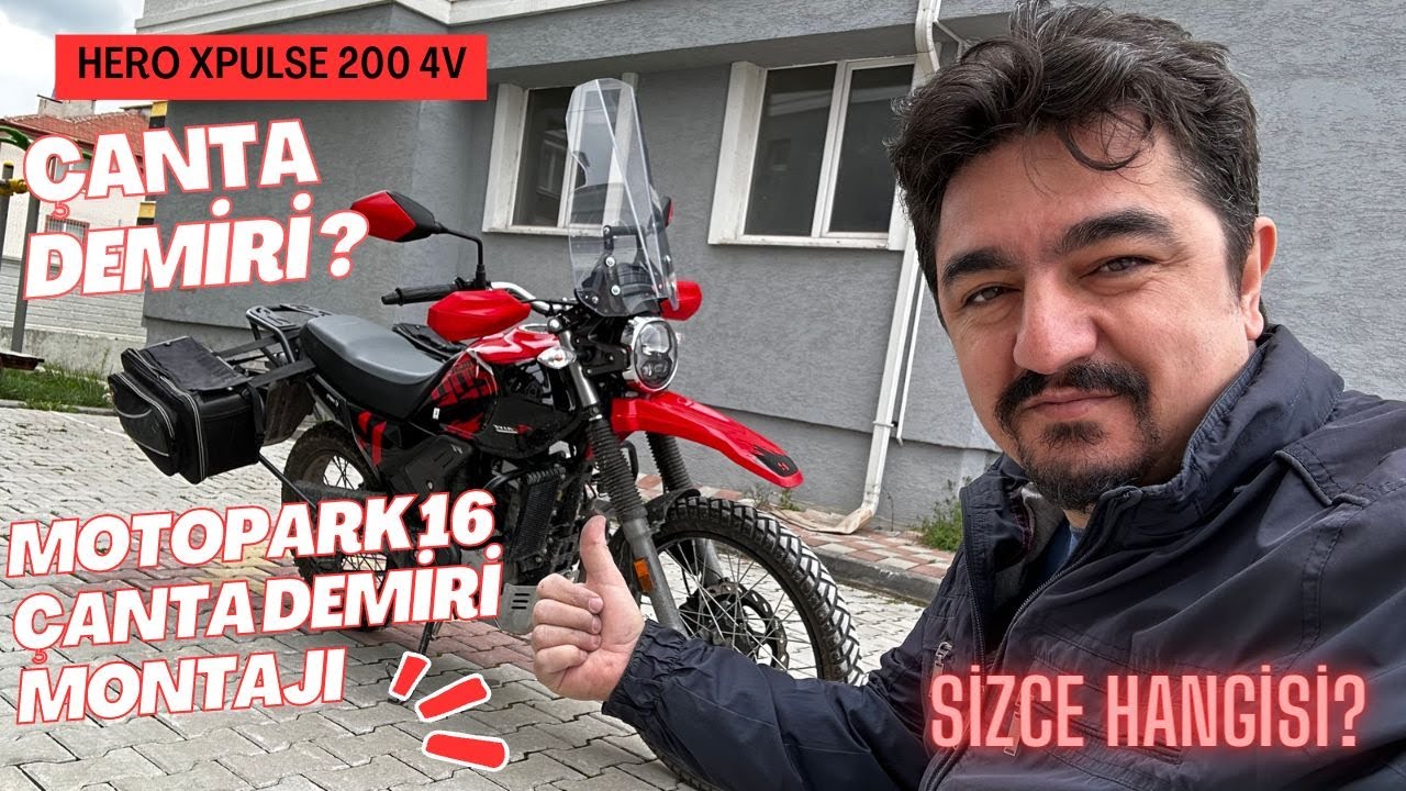 Hero Xpulse 200 4V Çanta Demiri Montajı| Motopark16| Sizce Hangisi?