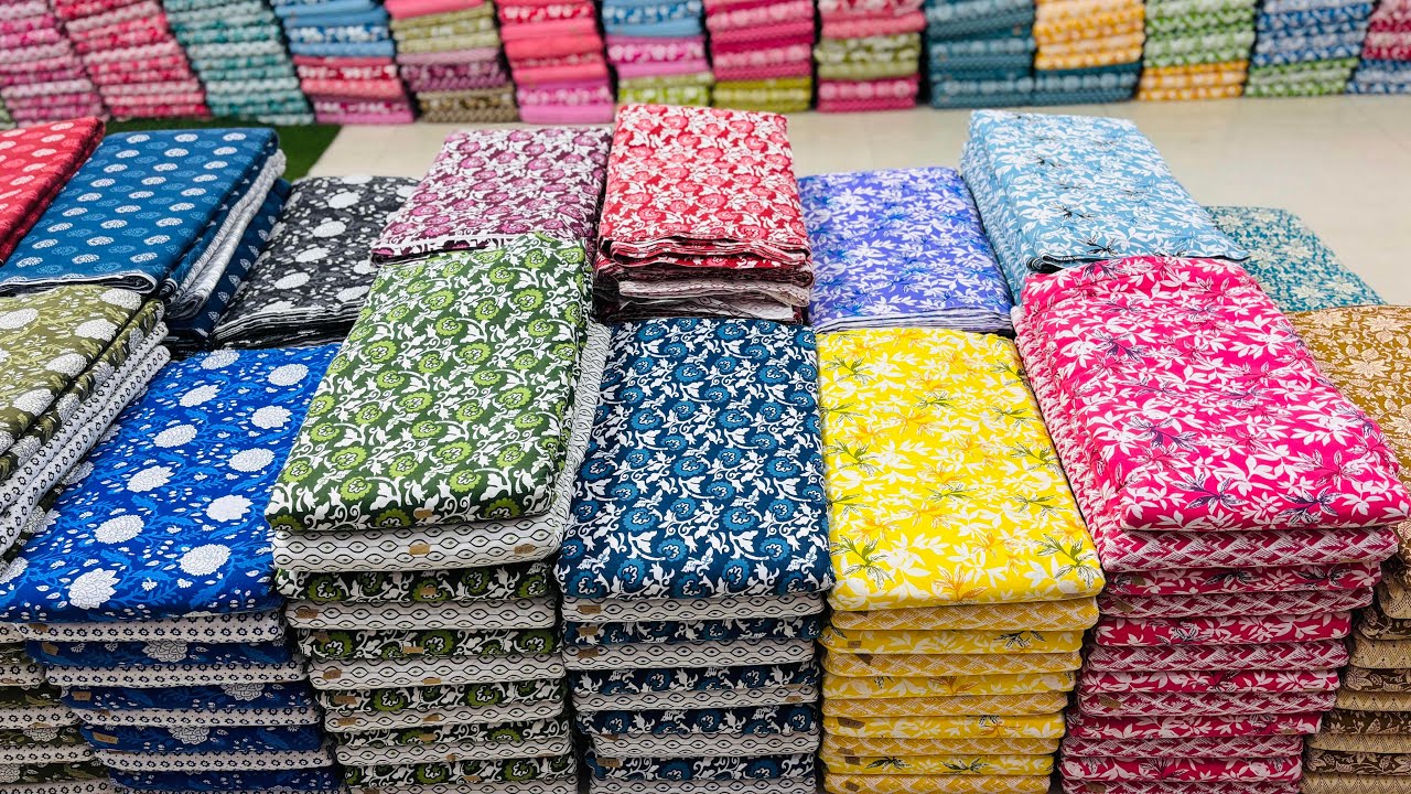 सबसे सस्ता खरीदो मात्र ₹18 से | Cotton Fabric Wholesale Market Surat | Cambric Cotton Fabric | Cloth