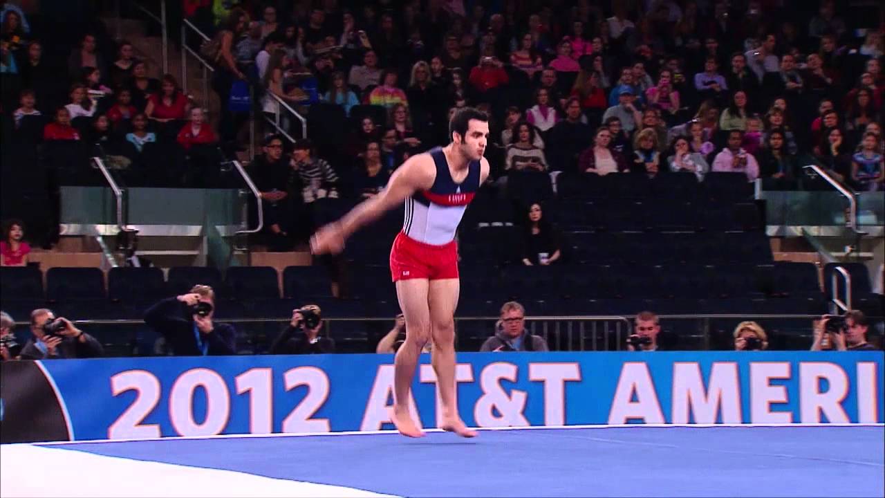 Danell Leyva - Floor Exercise - 2012 AT&T American Cup