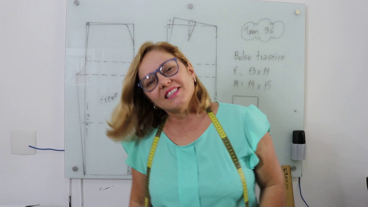 Diy- modelagem de bolso regular, faca e cargo para calça - aula 179