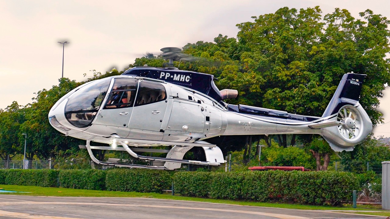 VIP HELICOPTERS ACTION! Airbus H160 & AS365 DAUPHIN & H145 D3 | Agusta A109 | Bell 429 & 407