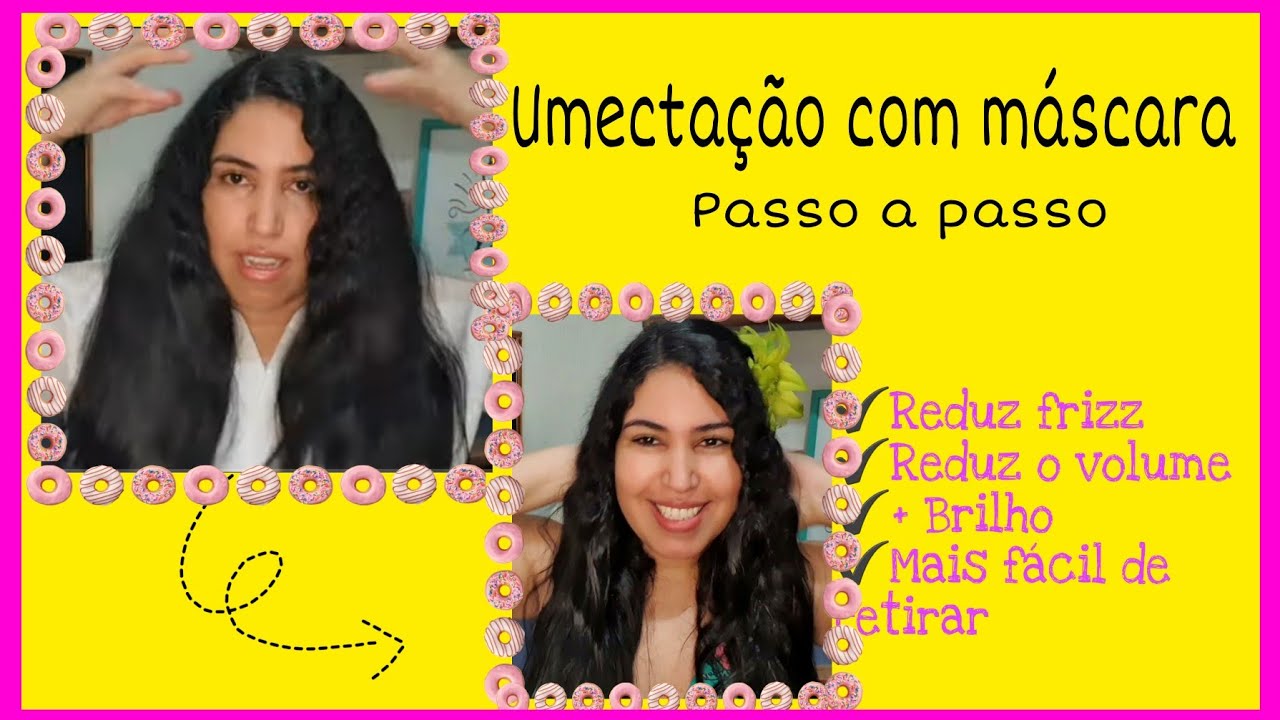 Umectação com máscara - passo a passo infalível!