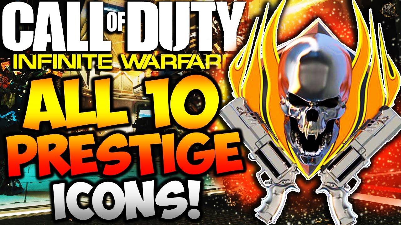 ALL PRESTIGE EMBLEMS IN INFINITE WARFARE! (COD IW 