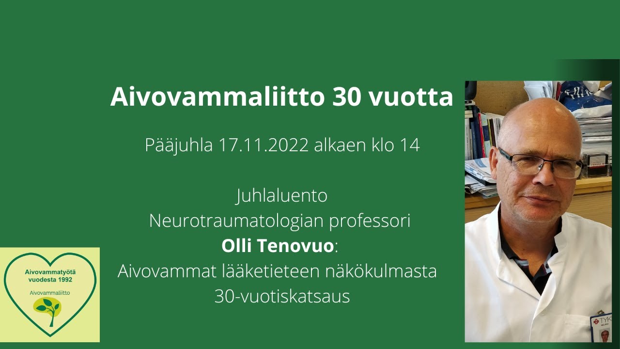 Aivovammaliitto 30 vuotta