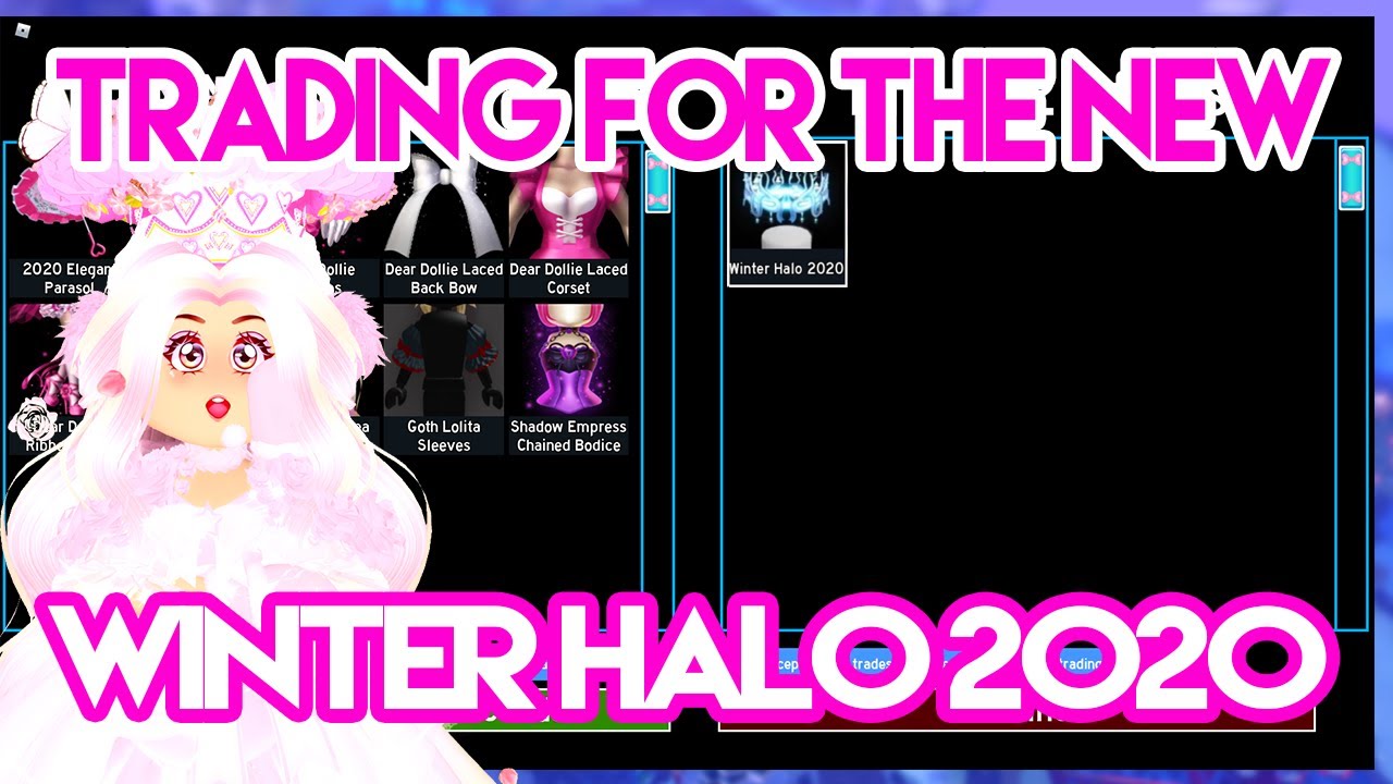 Trading for the NEW WINTER HALO 2020! | Roblox Royale High