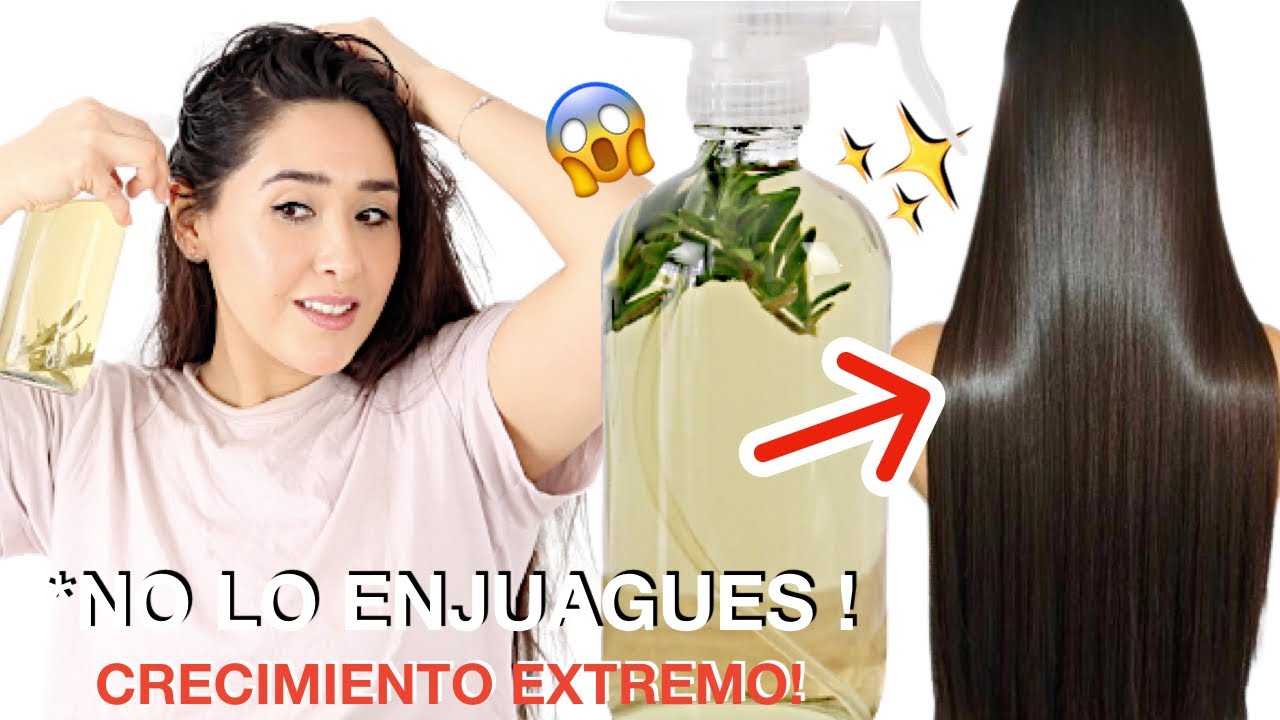 NO LO ENJUAGUES Y TU CABELLO NO DEJARA DE CRECER 😱 DETÉN LA CAÍDA DEL CABELLO Y CALVICIE✨❗️