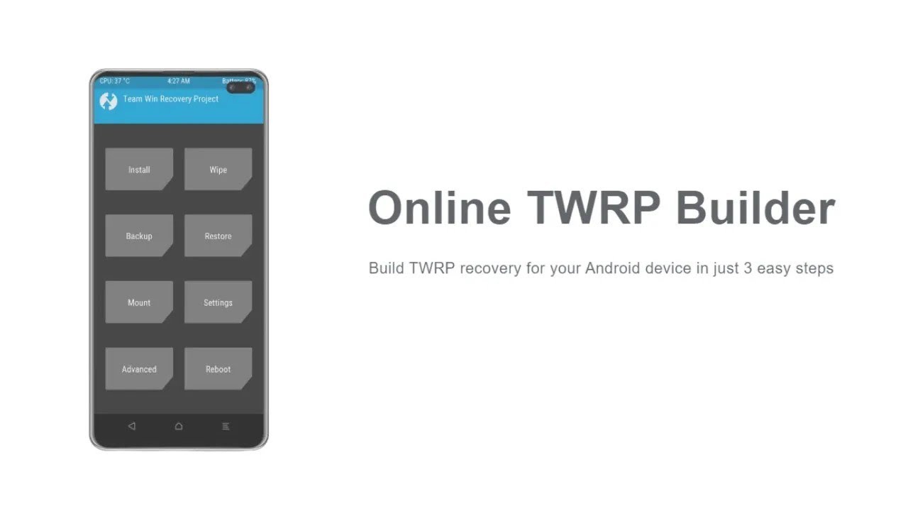 Как использовать онлайн-конструктор TWRP от Hovatek
