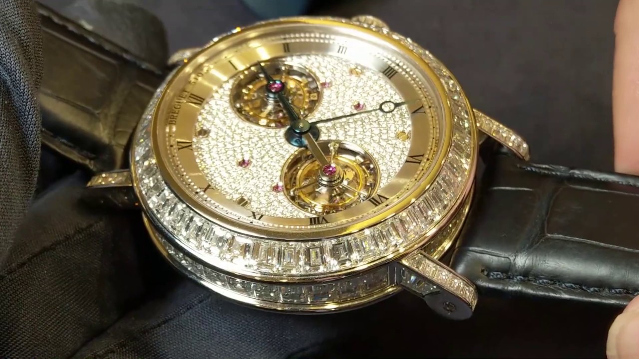 【2530萬鑽石旋風】BREGUET寶璣 Classique Grande Complication 5349PT 方鑽鉑金雙重陀飛輪腕錶
