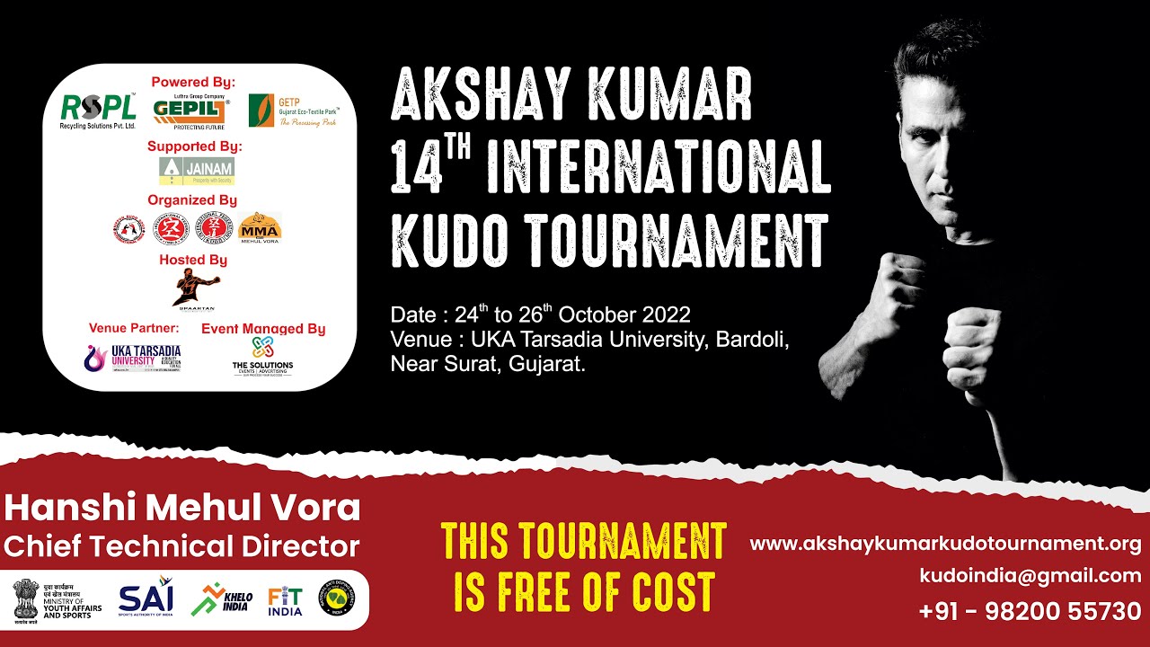 Live: 14th International Kudo Tournament | Akshay kumar
