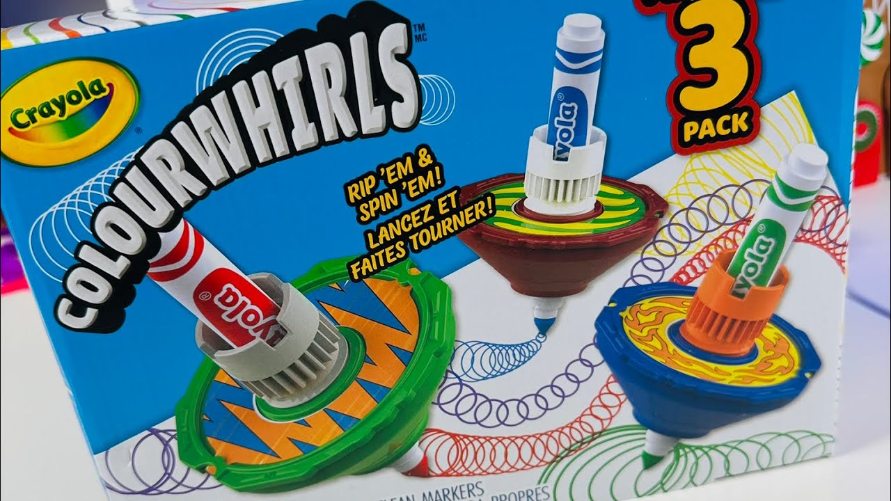 Crayola Colourwhirls #crayola #asmr